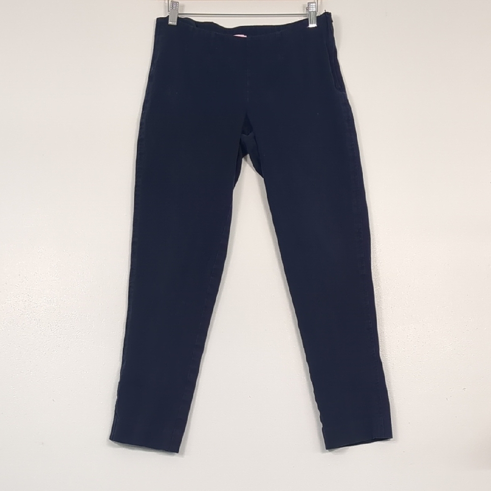 Lilly Pulitzer Women's Blue Skinny Ankle Pants Size 6 GUC